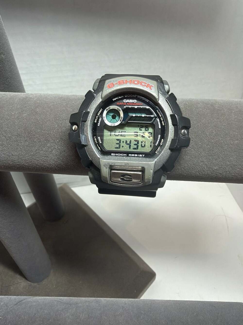 Casio G-Shock G-2210 Digital Watch Gray Black Resin Sport